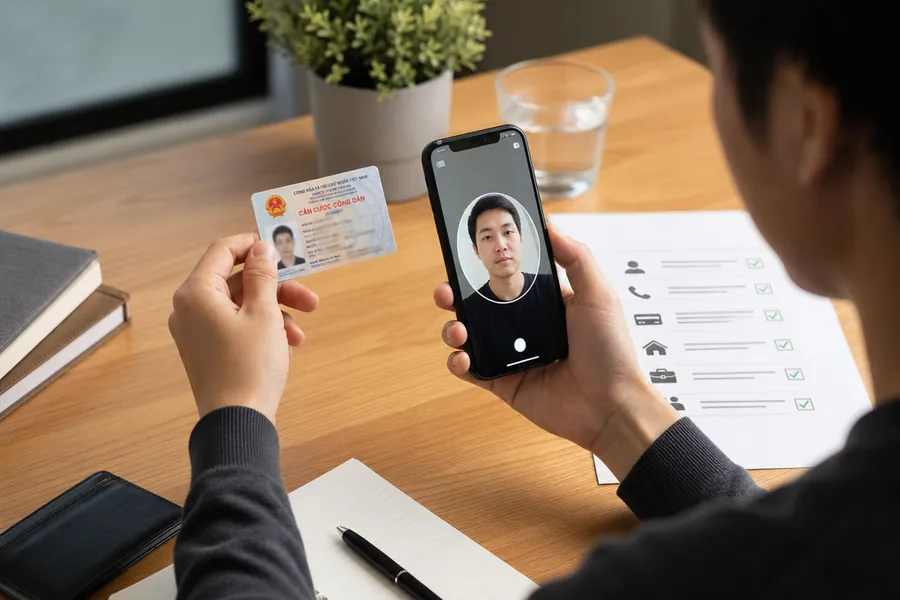 Hồ sơ eKYC chuẩn: CCCD, điện thoại, tài