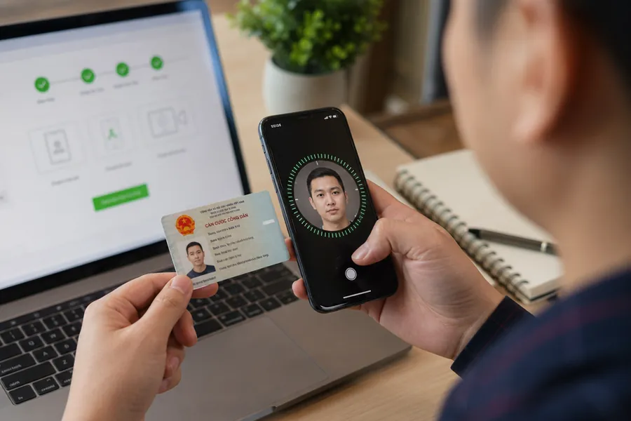 Vay tiền bằng CCCD online